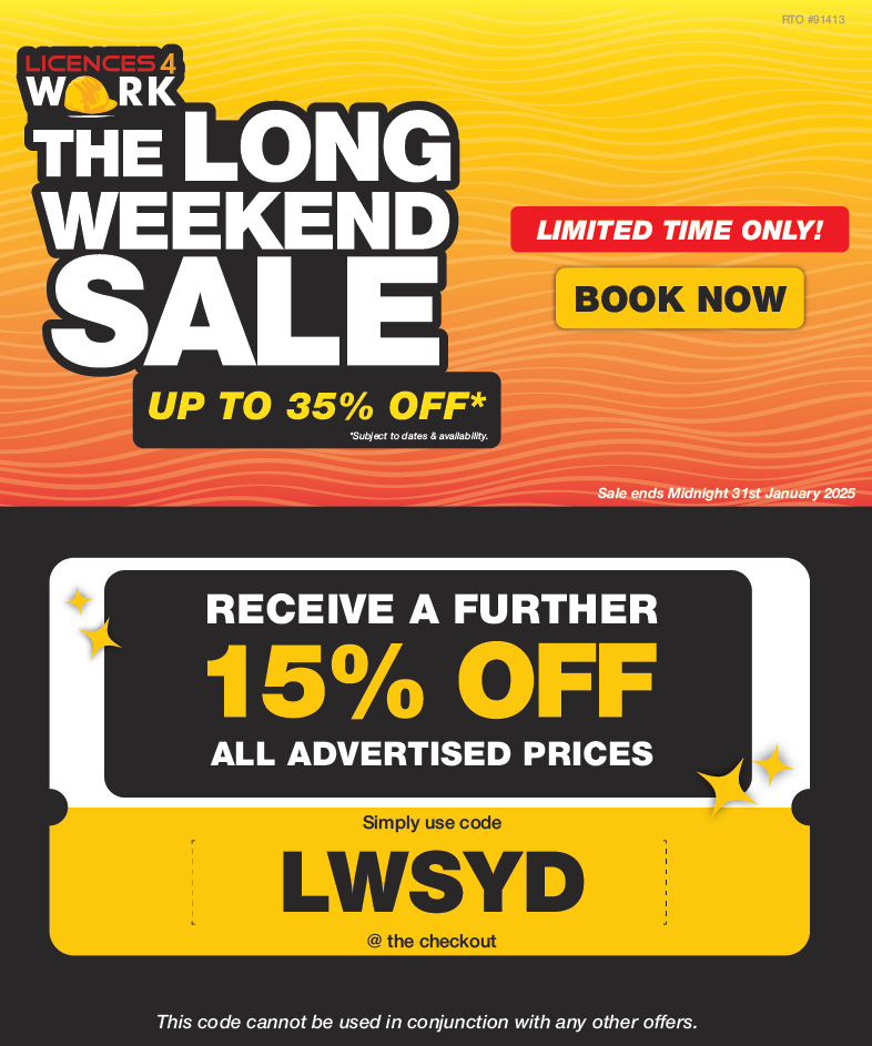 THE Long Weekend Sale - use code LWSYD!